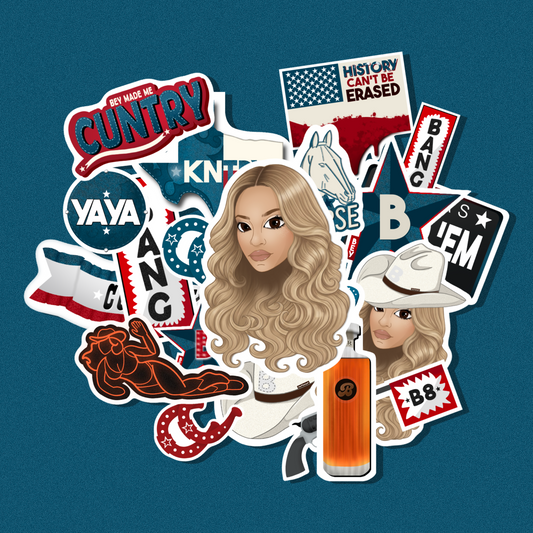 Cowboy Mother Sticker Set | The B-Hive